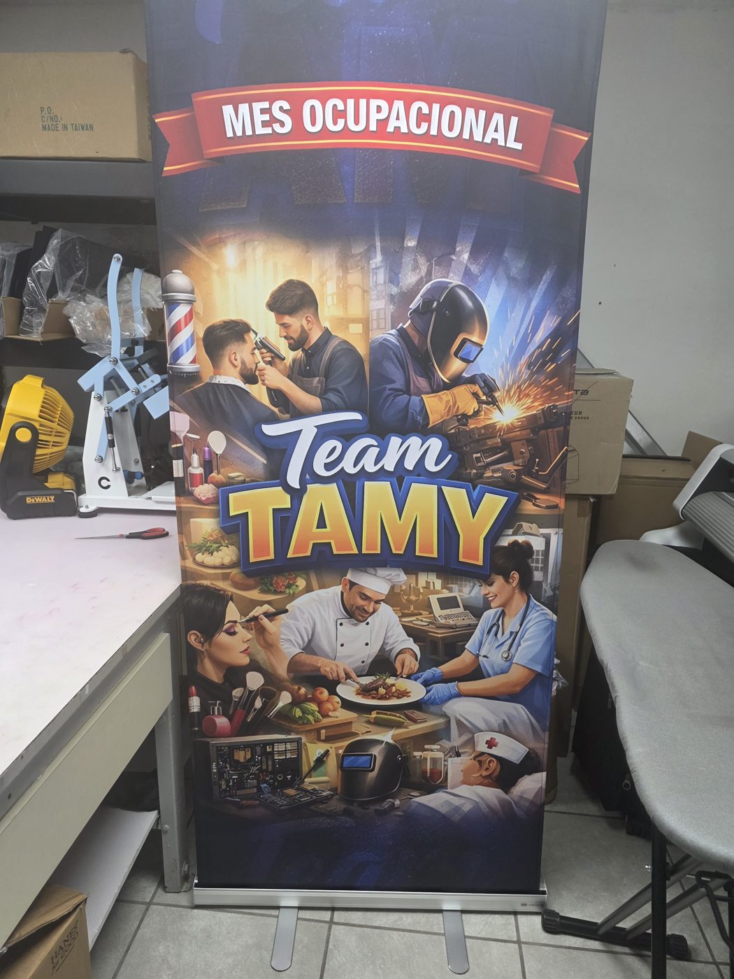 Roll-up de Team Tamy