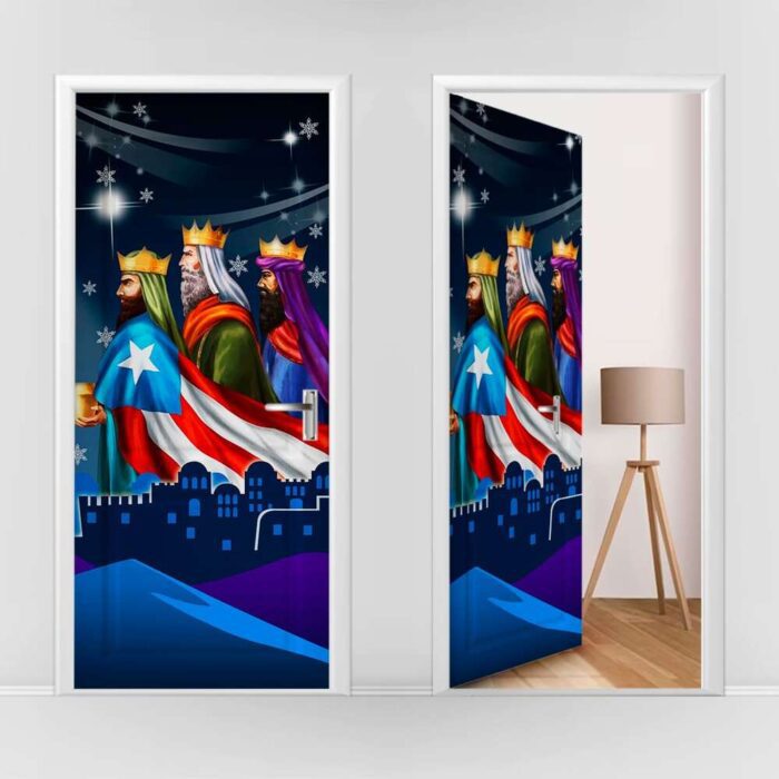 forro de puerta navidad reyes magos 25