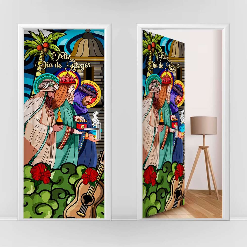Forro de Navidad 11 Puerta