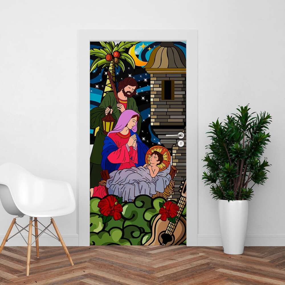 Forro de Navidad 12 Puerta - Imagen 3
