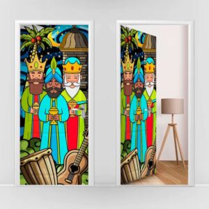 Forro de Navidad 13 Puerta