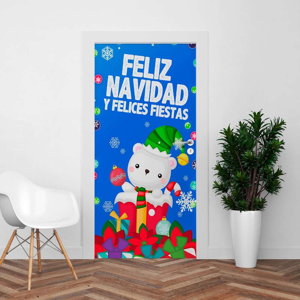 Forro de Navidad 14 Puerta - Imagen 4