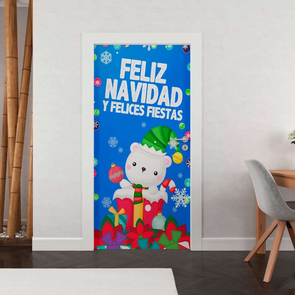 Forro de Navidad 14 Puerta - Imagen 3