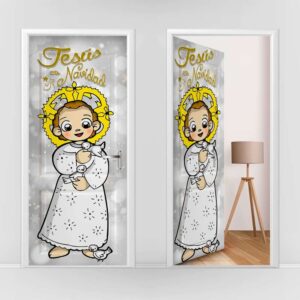 Forro de Navidad 16 Puerta