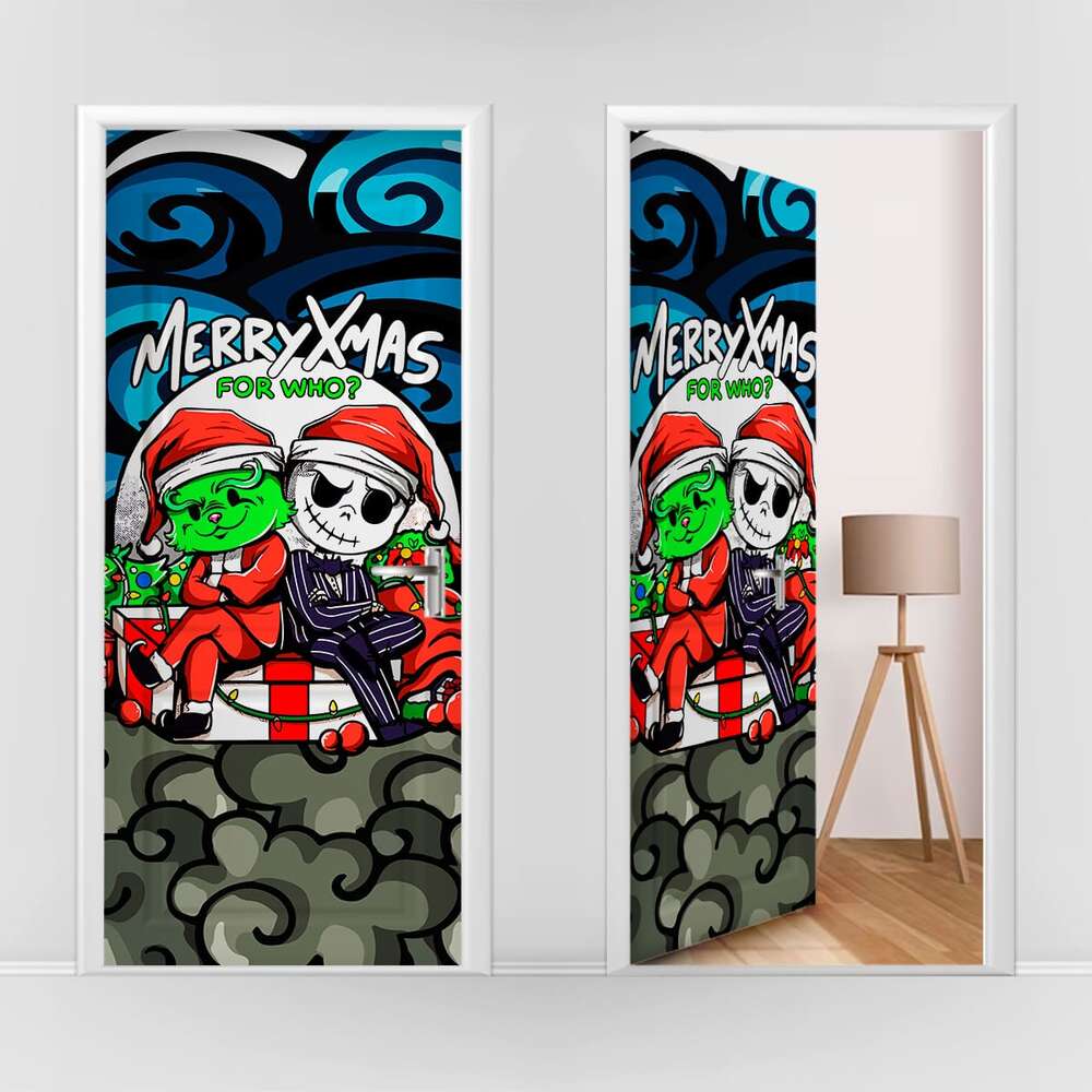 Forro de Navidad 19 Puerta