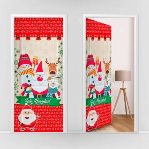 Forro de Navidad 23 Puerta