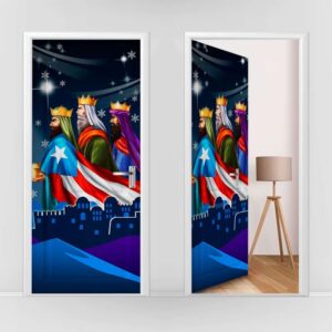 Forro de Navidad 25 Puerta