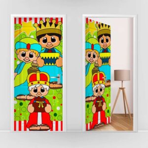 Forro de Navidad 03 Puerta