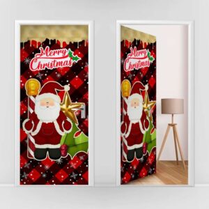 Forro de Navidad 07 Puerta