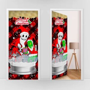 Forro de Navidad 09 Puerta