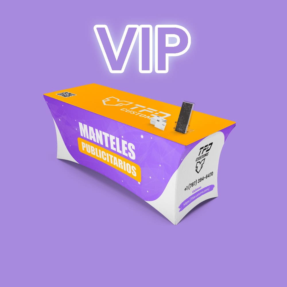 Mantel Spandex 6 Pies VIP
