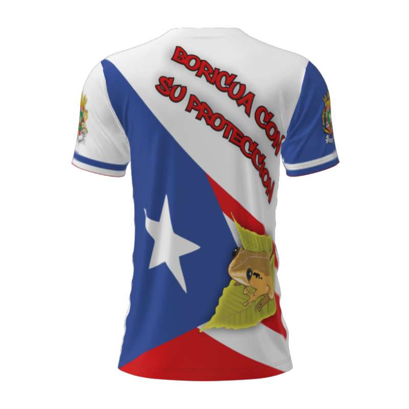 Boricua Con Su Protección T-Shirt - Imagen 4
