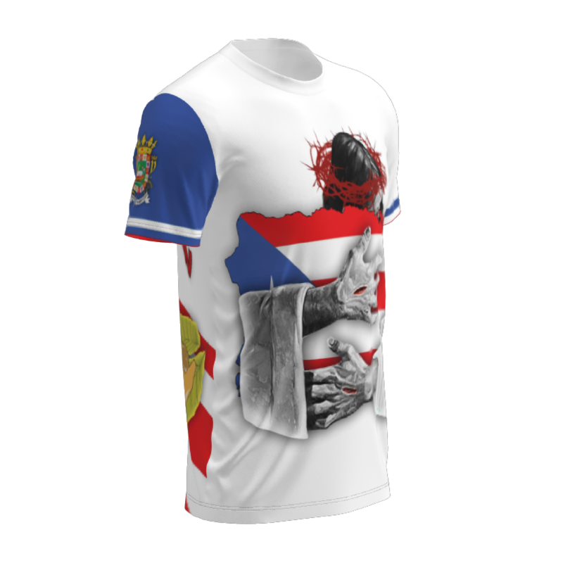 Boricua Con Su Protección T-Shirt - Imagen 3