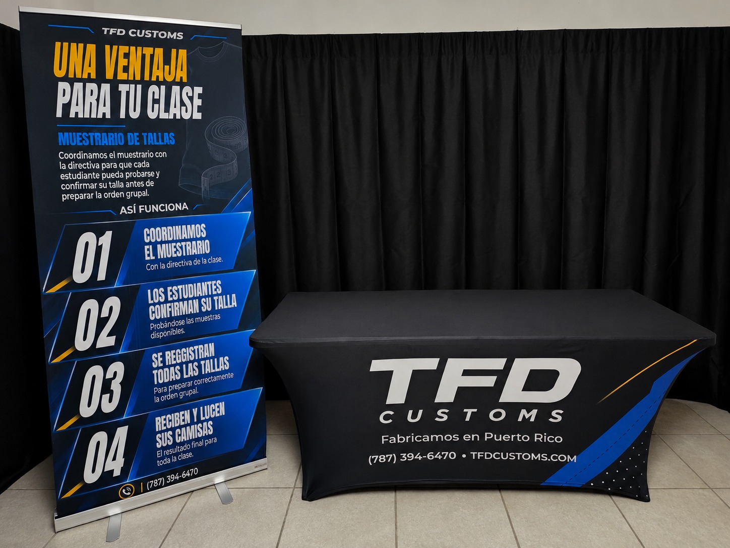Montaje promocional de TFD Customs