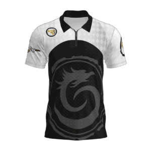 Shadow 2 Black & White Polo