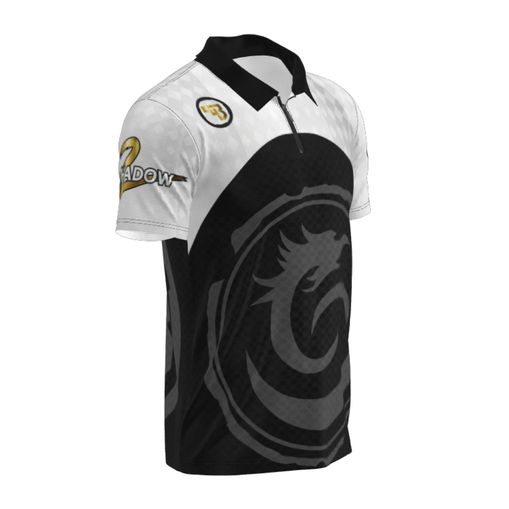 Shadow 2 Black & White Polo - Imagen 3