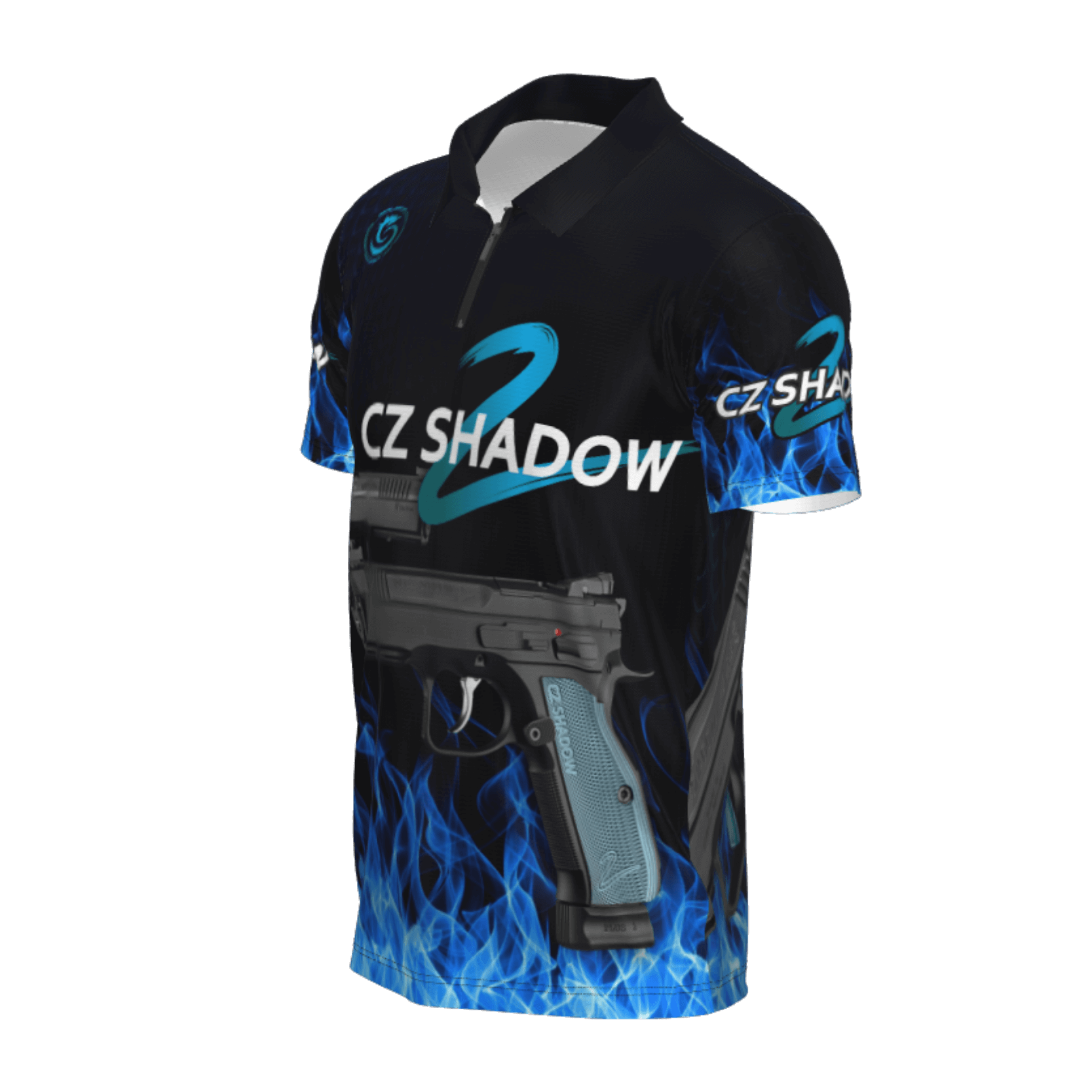 Shadow 2 Blue Polo - Imagen 5